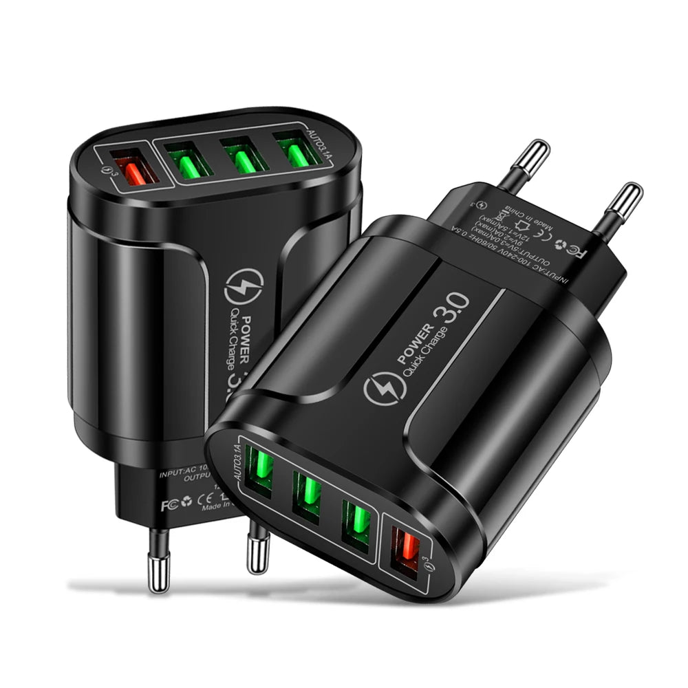 4 USB 45W USB Travel Fast Charger