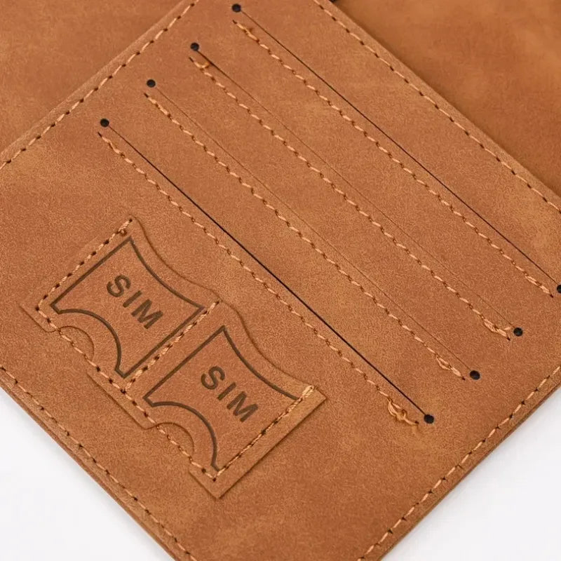 RFID Protected Leather Passport Cover