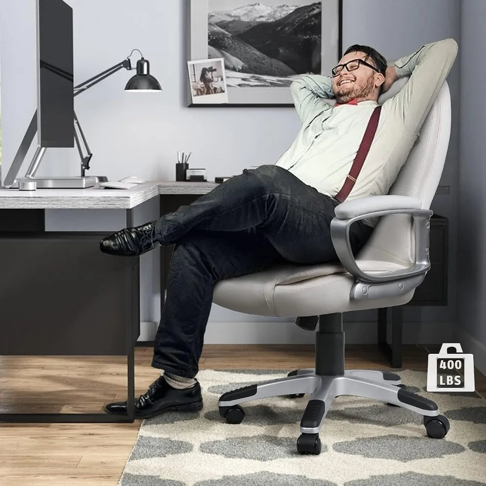 Adjustable Executive Style High Back Desk Chair