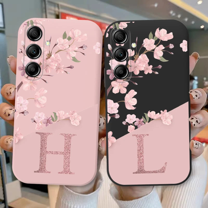 Silicone Typograph Touch Cases for Samsung Galaxy A14