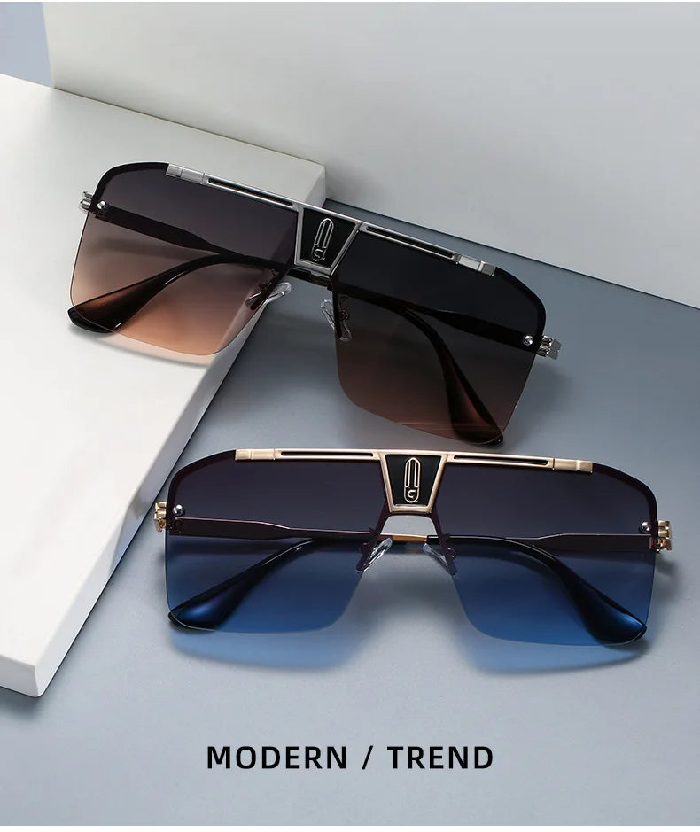 MetroVision Squares Mens Sun Glass Collection