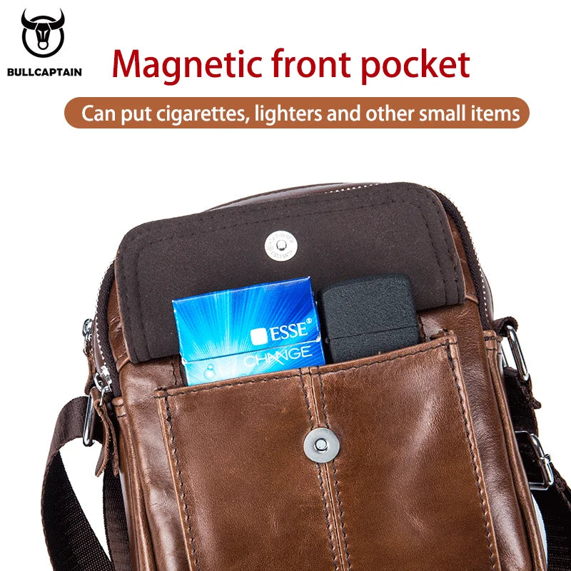 Bullcaptain Casual Shoulder Messenger Bag