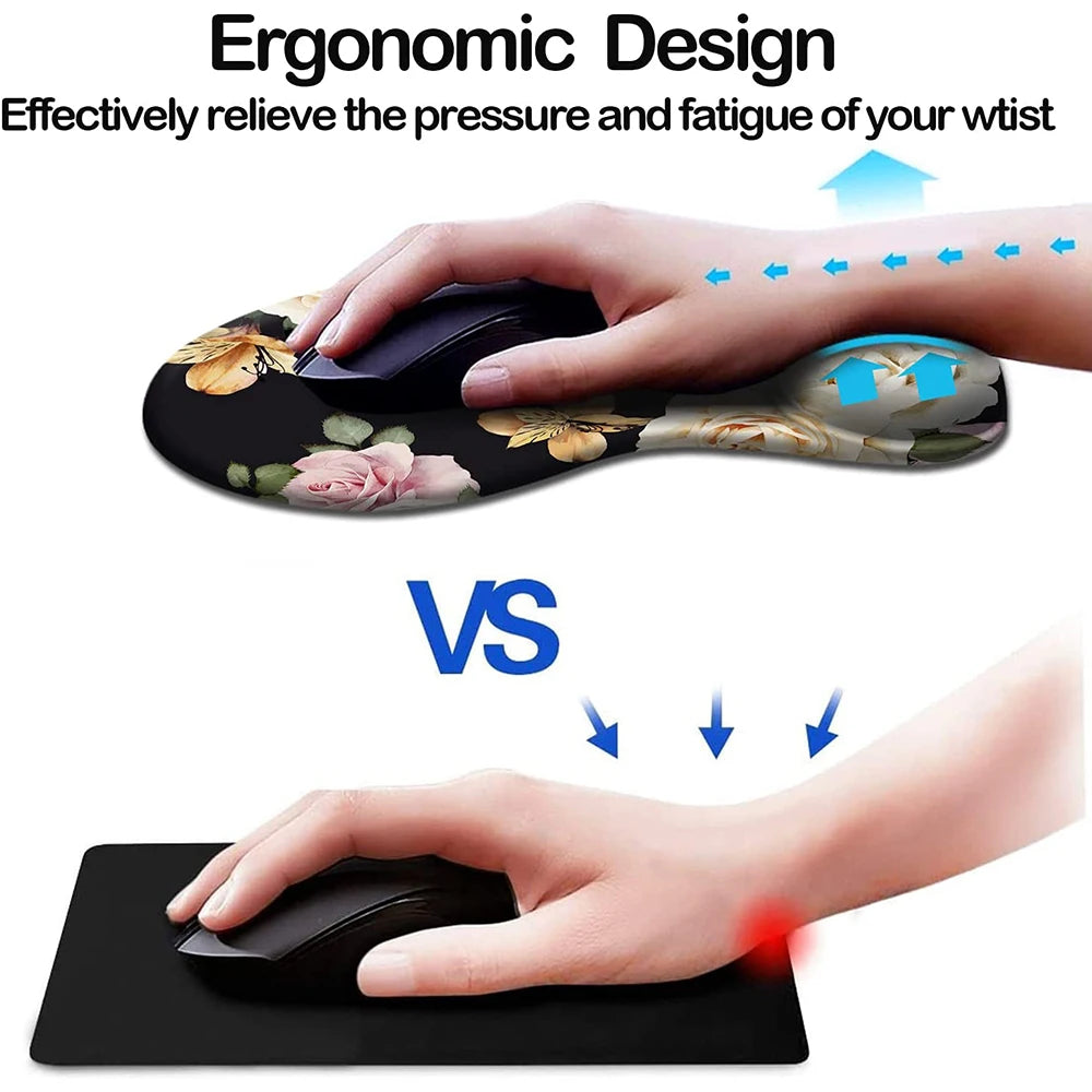 Ergonomic Mouse Pad With Wrist Support