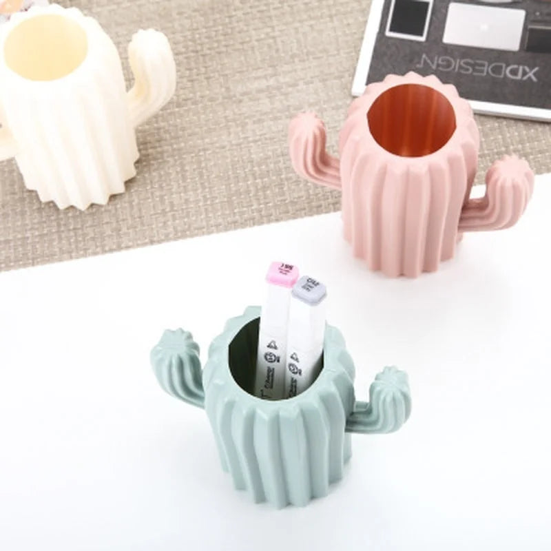 Desk Cactus Pen Holder
