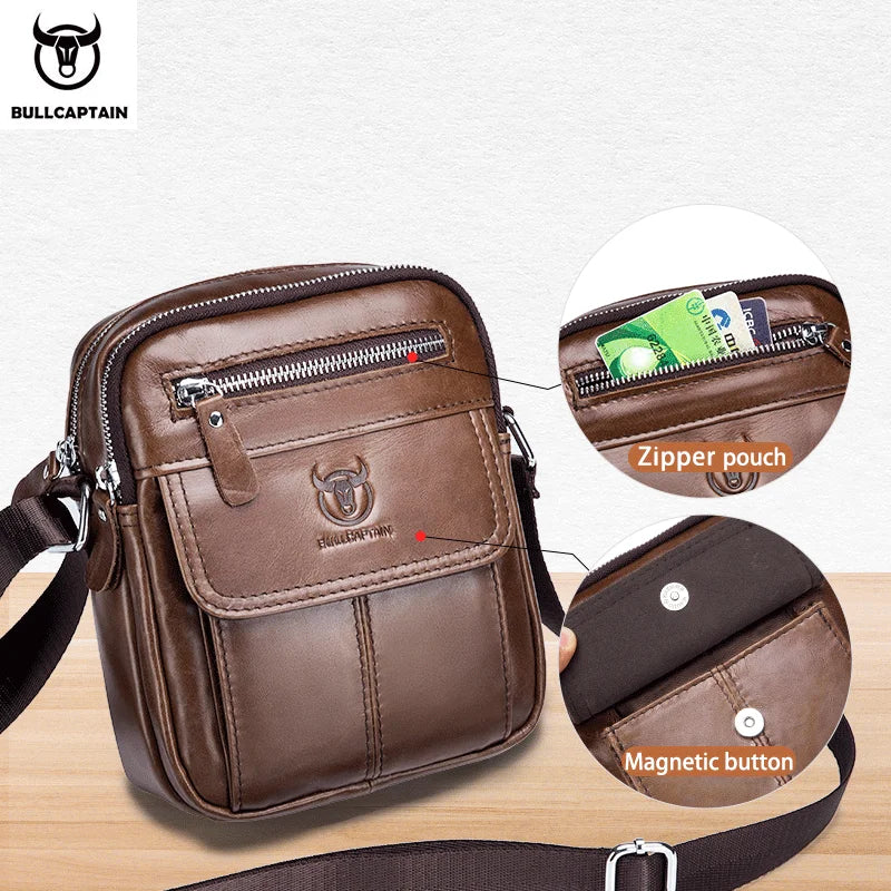 Bullcaptain Casual Shoulder Messenger Bag