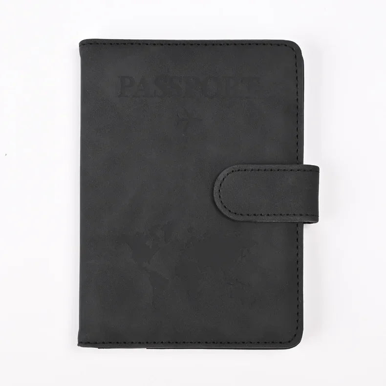 RFID Protected Leather Passport Cover