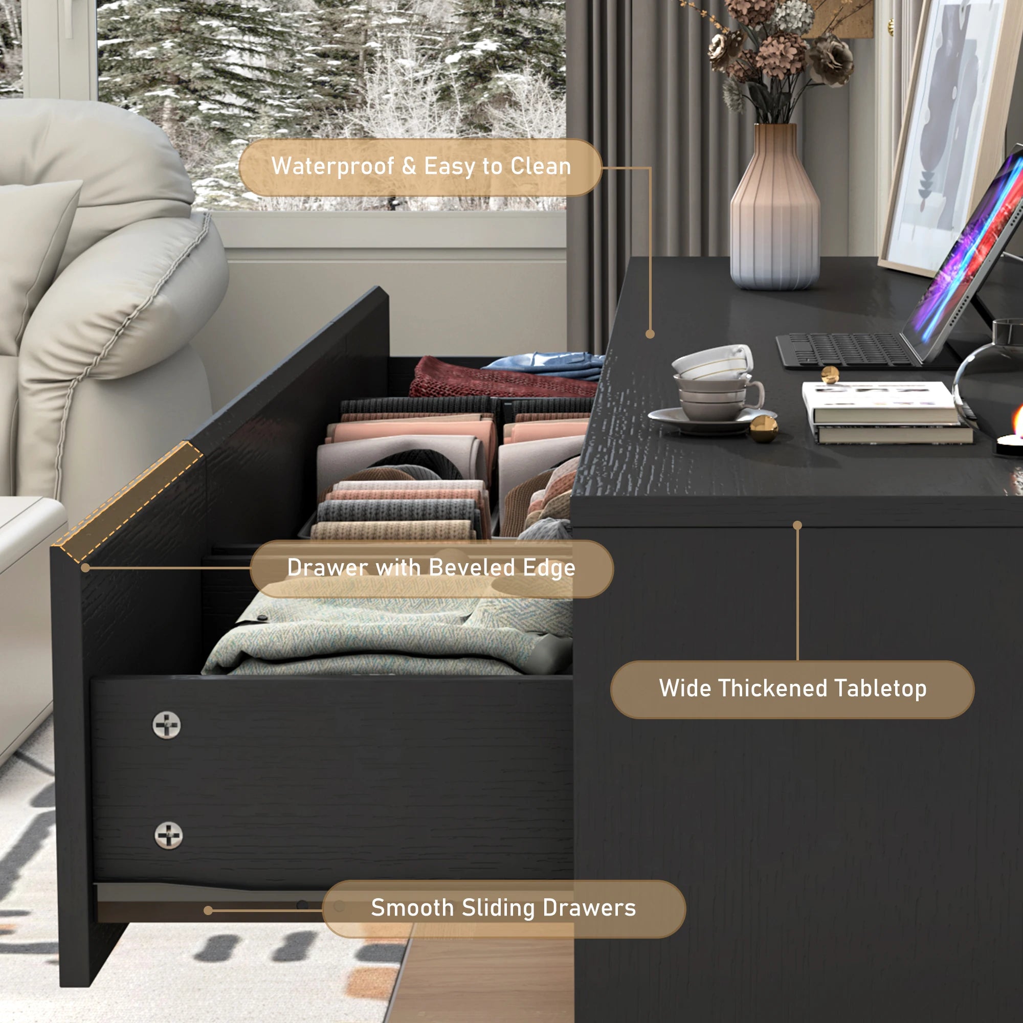 The Abigail Modern Dresser