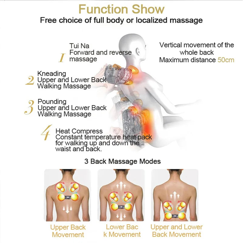 Multi-Functional Rocking Full Body Massage Chair