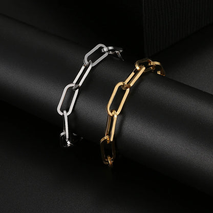 Paperclip Link Luxury Bracelet