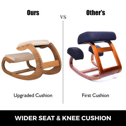 Home Office Ergonomic Wooden Kneeling Chair