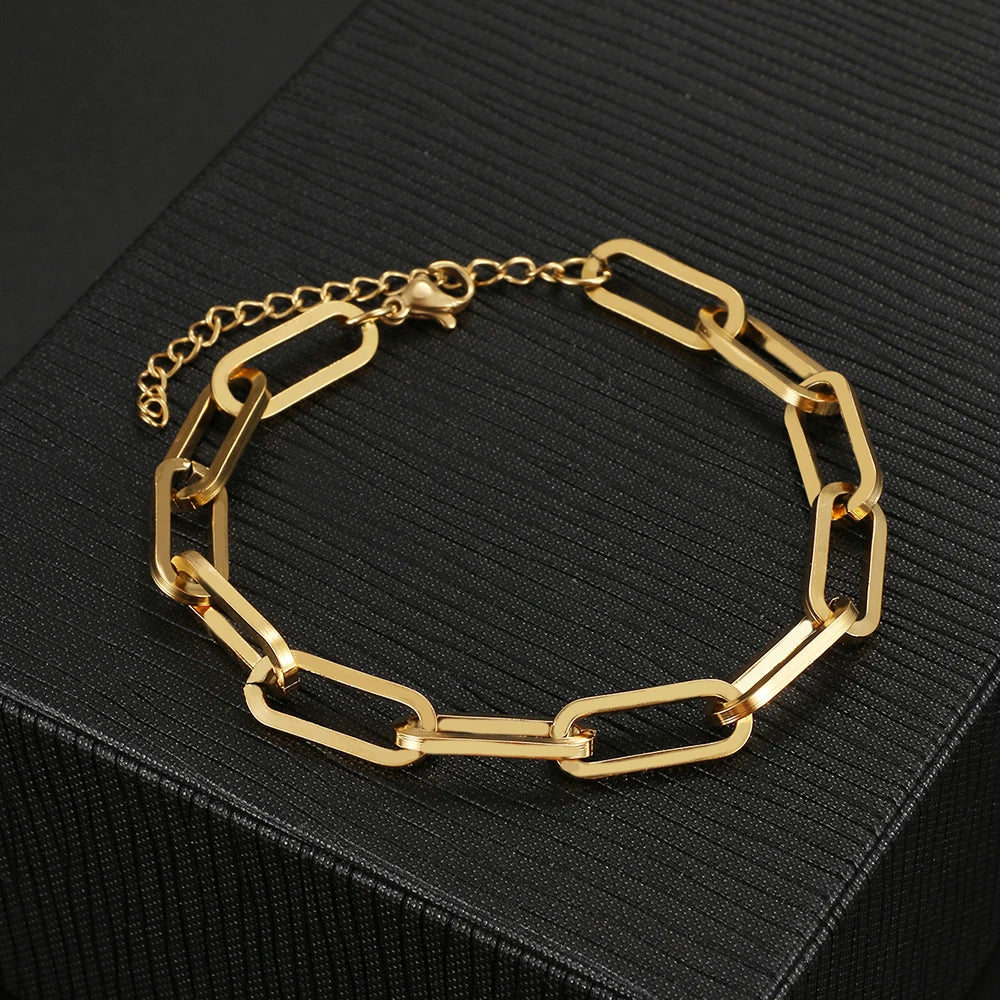 Paperclip Link Luxury Bracelet