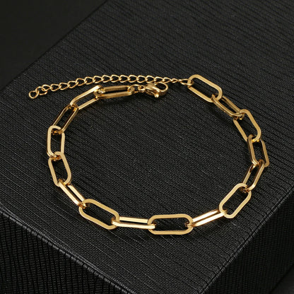 Paperclip Link Luxury Bracelet