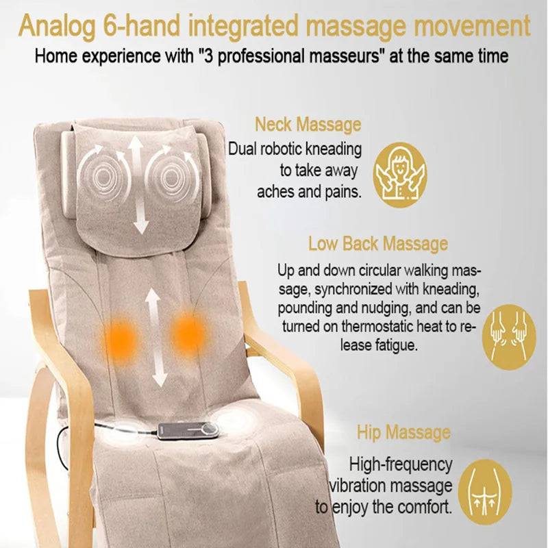 Multi-Functional Rocking Full Body Massage Chair