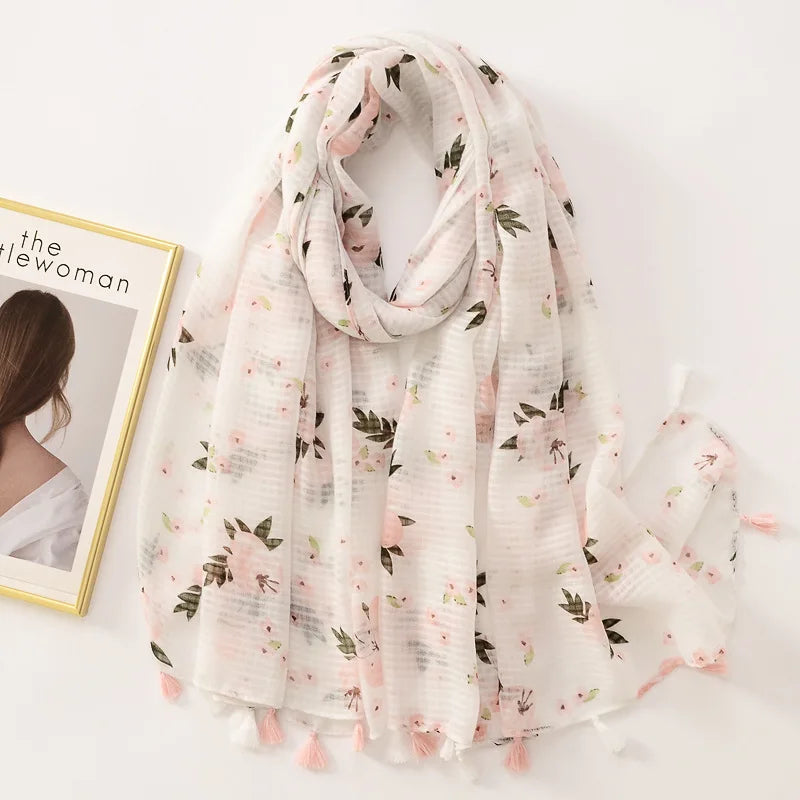 Blossoming Elegance Scarf Collection