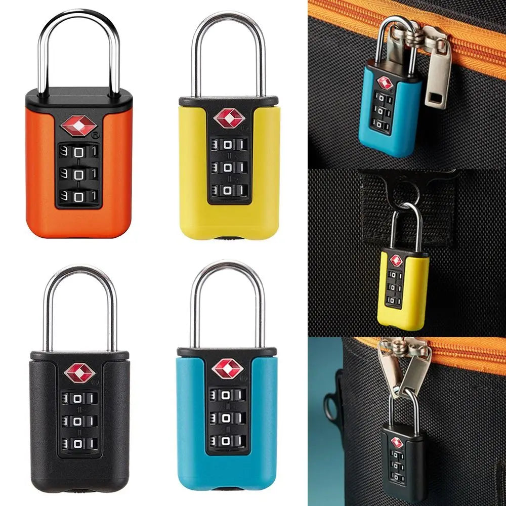 Anti-theft TSA 3 Digit Combination Lock