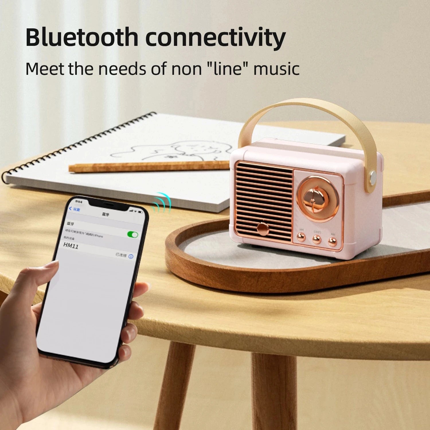 Vintage Radio Bluetooth Mini Speaker