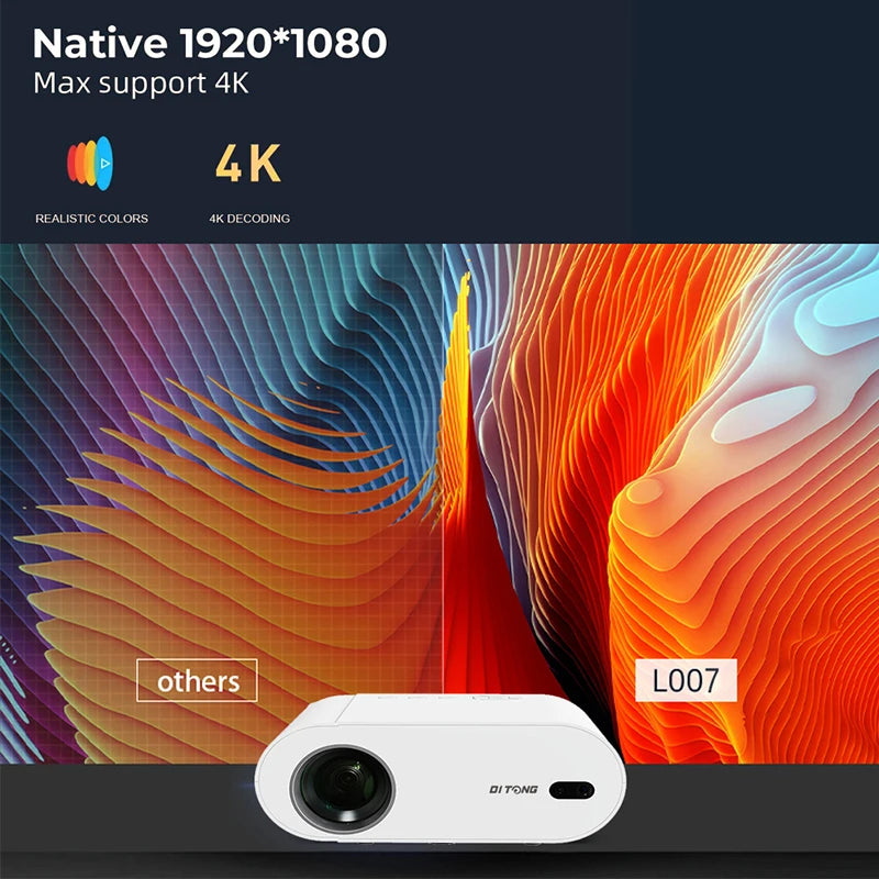 DITONG Projector 4K Android 11.0