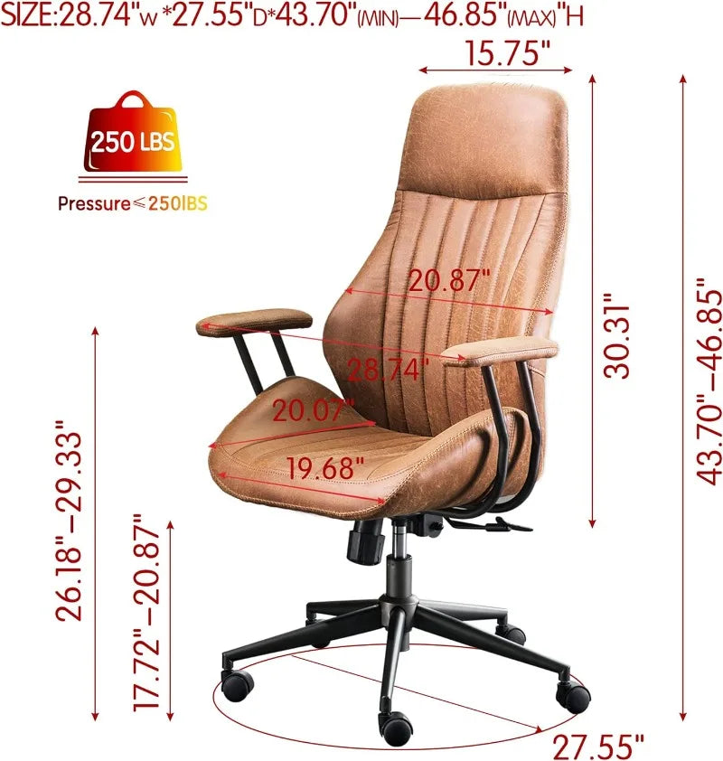 Modern Executive Style Office Desk Chair