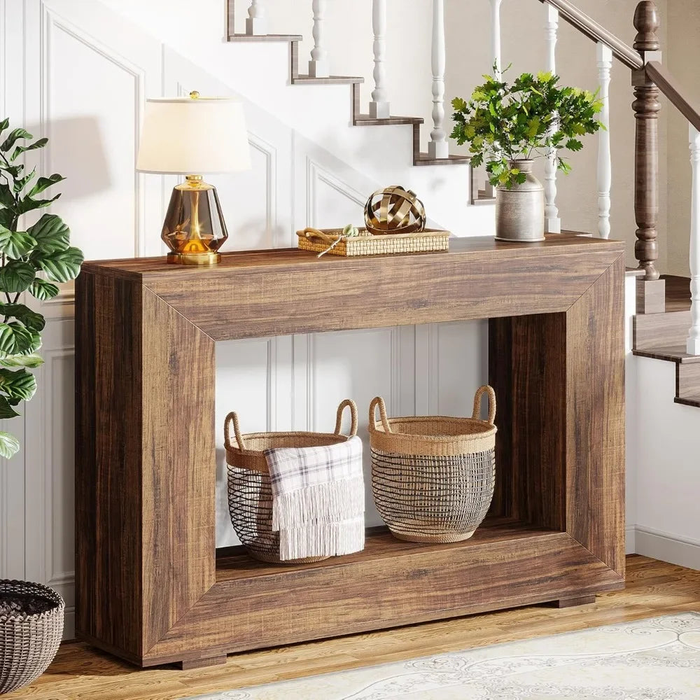 The Evelyn Farmhouse Entryway Accent Table