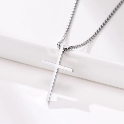 Eternal Faith Men’s Cross Necklace