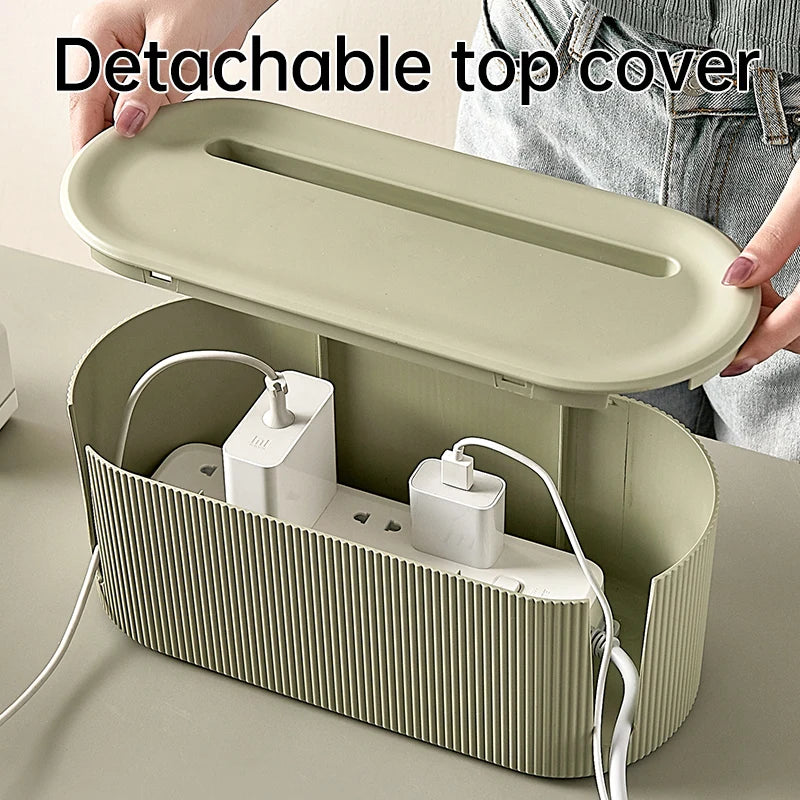 Nordic Plug Board Storage Box Cable Organizer