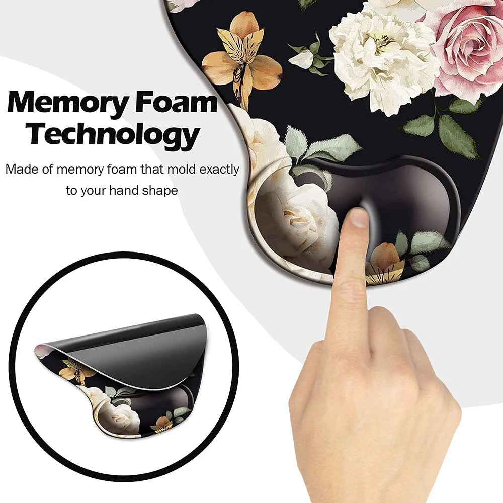 Ergonomic Mouse Pad With Wrist Support