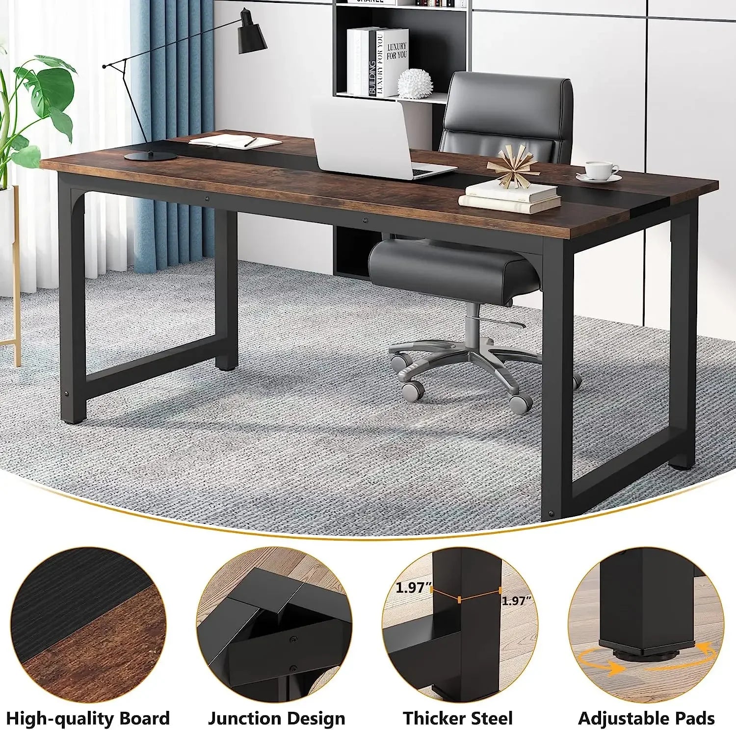 GrandVision Executive Wooden Desk