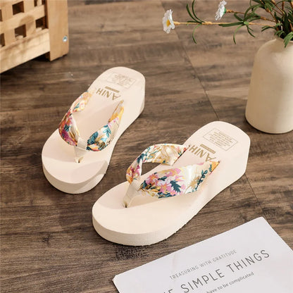 Tropical Breeze Summer Wedge Sandals