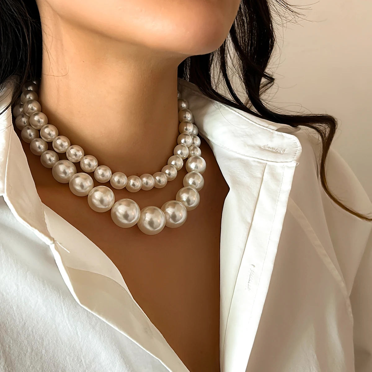 Majestic Pearl Cascade Necklace