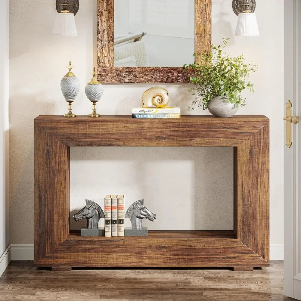 The Evelyn Farmhouse Entryway Accent Table