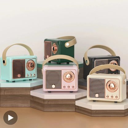 Vintage Radio Bluetooth Mini Speaker