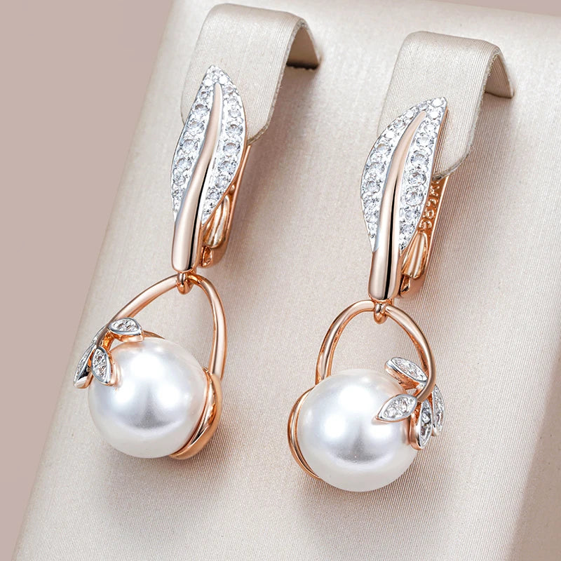 Pearl Blossom Earrings