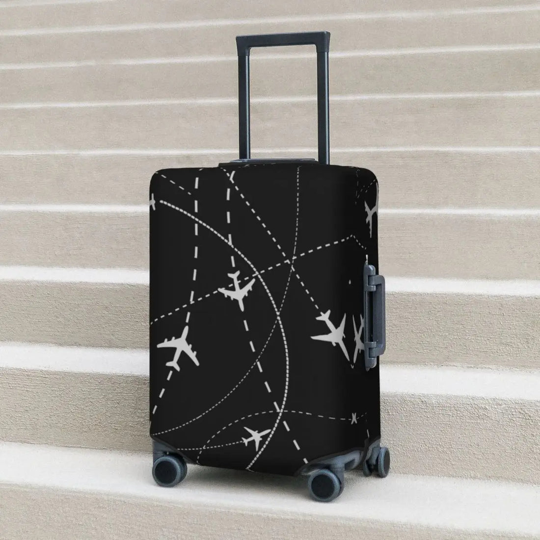 Flight Route Suitcase Protector