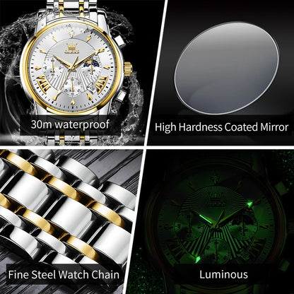 OLEVS Luxury Brand Quartz Chronograph Watch Collection