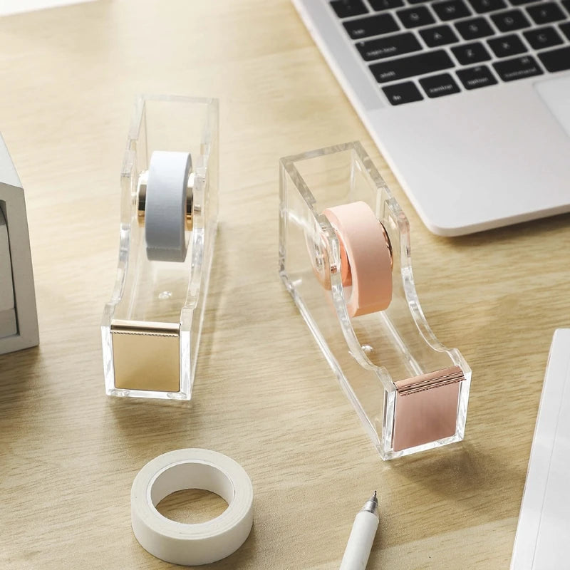 Acrylic Clear Office Desktop Tape Dispenser