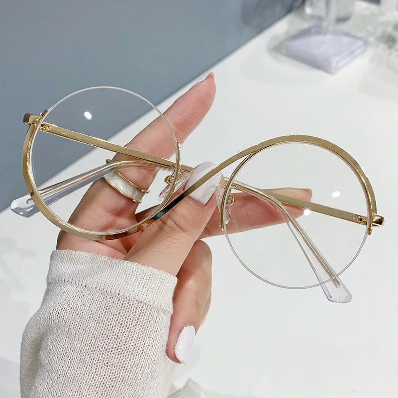 Chic Half-Frame Glasses Collection