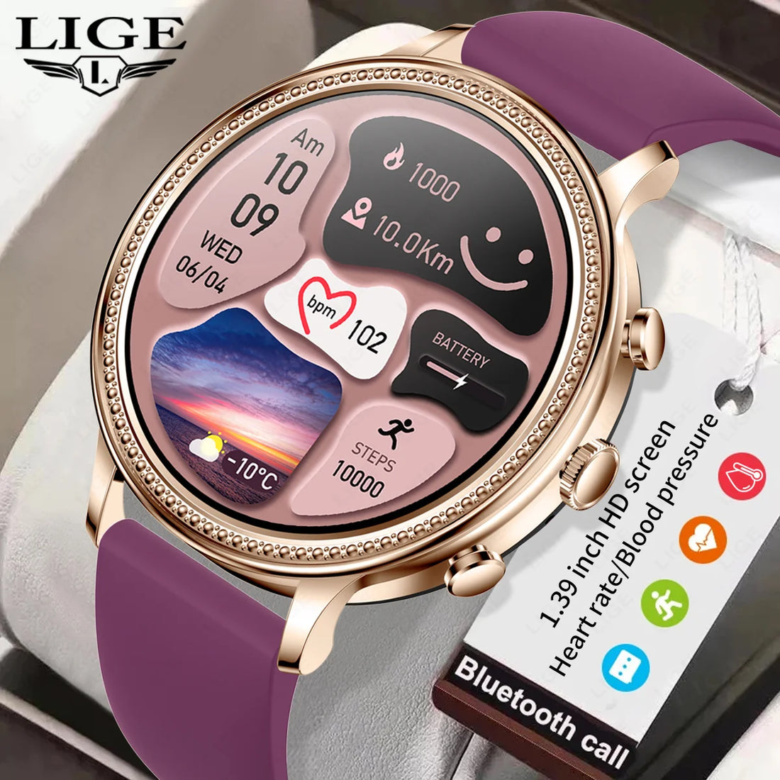 LIGE Luxury Smart Watch Collection