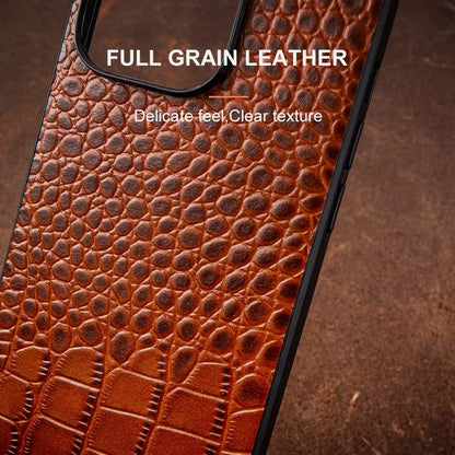 Crocodile Embossed Genuine Leather Covers for iPhone