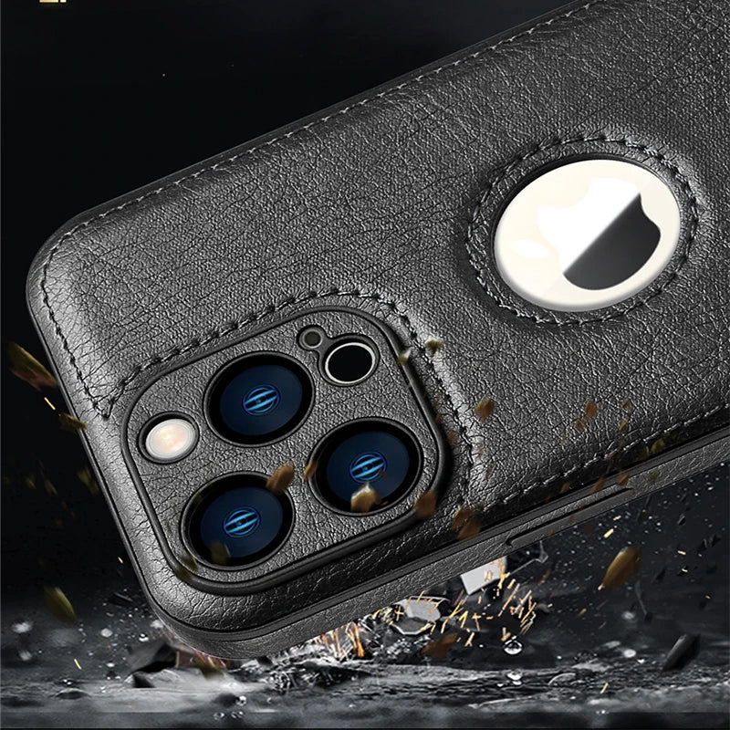 Luxury Leather Case for Apple iPhone