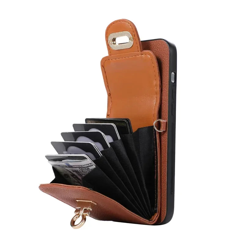 Chic On-the-Go Crossbody Wallet iPhone Collection