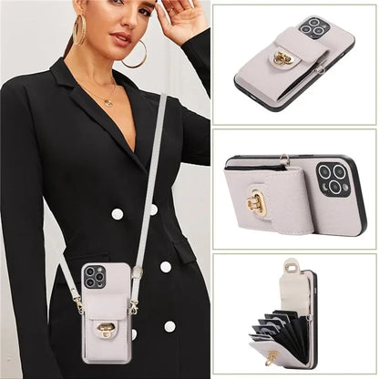 Chic On-the-Go Crossbody Wallet iPhone Collection