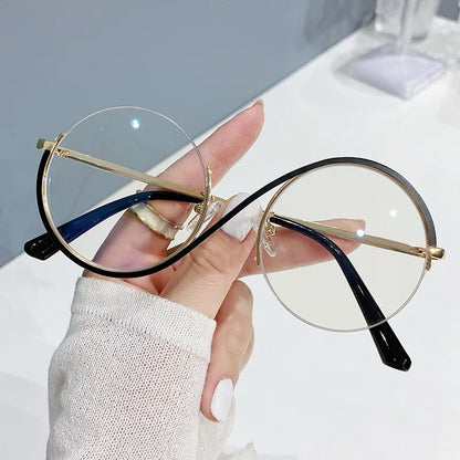 Chic Half-Frame Glasses Collection