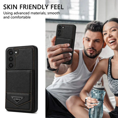 Anti-theft  Flip Leather Wallet Case For Samsung