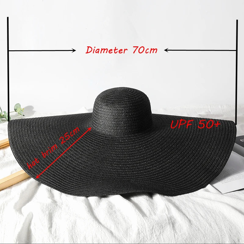 Oversized Wide Brim Sun Hats