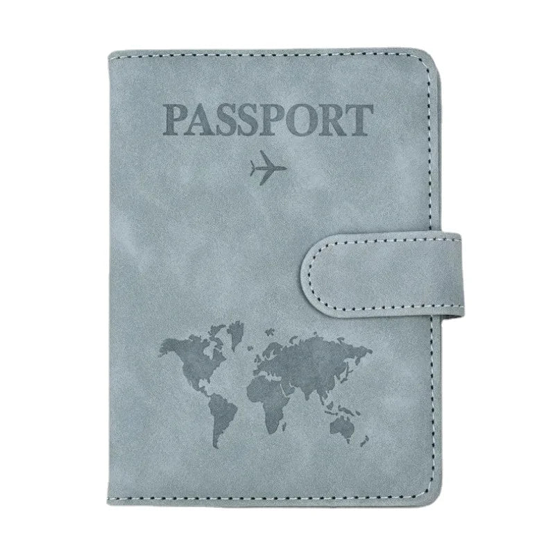 RFID Protected Leather Passport Cover