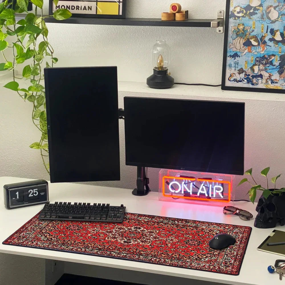 Persian Rug Desk Extended Mouse Pad