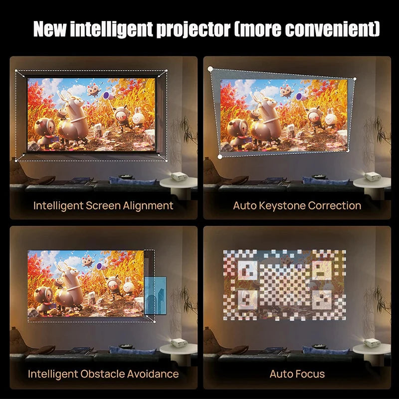 DITONG Projector 4K Android 11.0