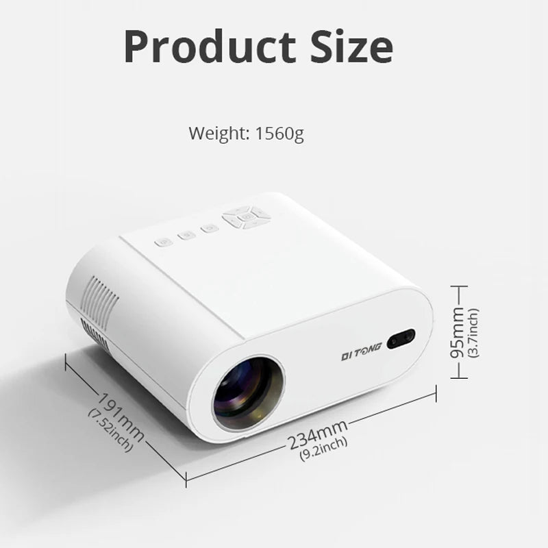 DITONG Projector 4K Android 11.0